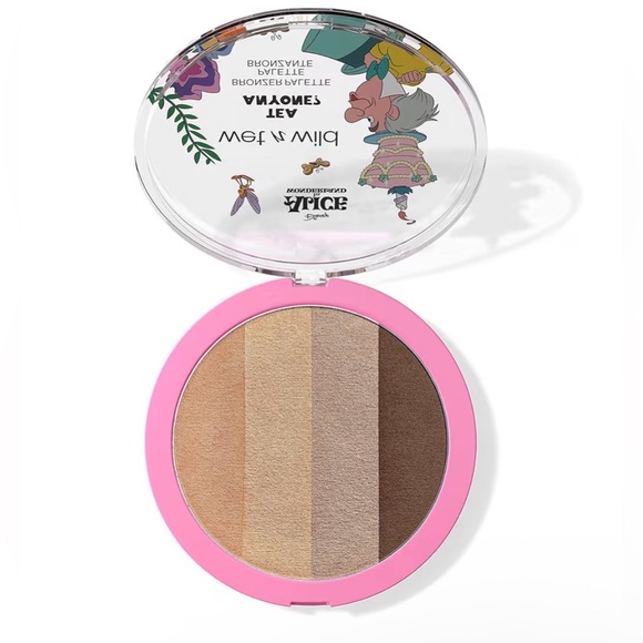 Wet n Wild NWT “Tea Anyone?” Bronzer Palette-Alice In Wonderland Collection - Picture 2 of 4